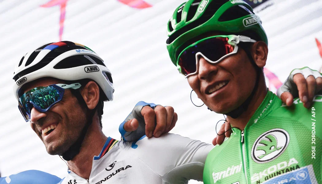 Alejandro Valverde y Nairo Quintana.