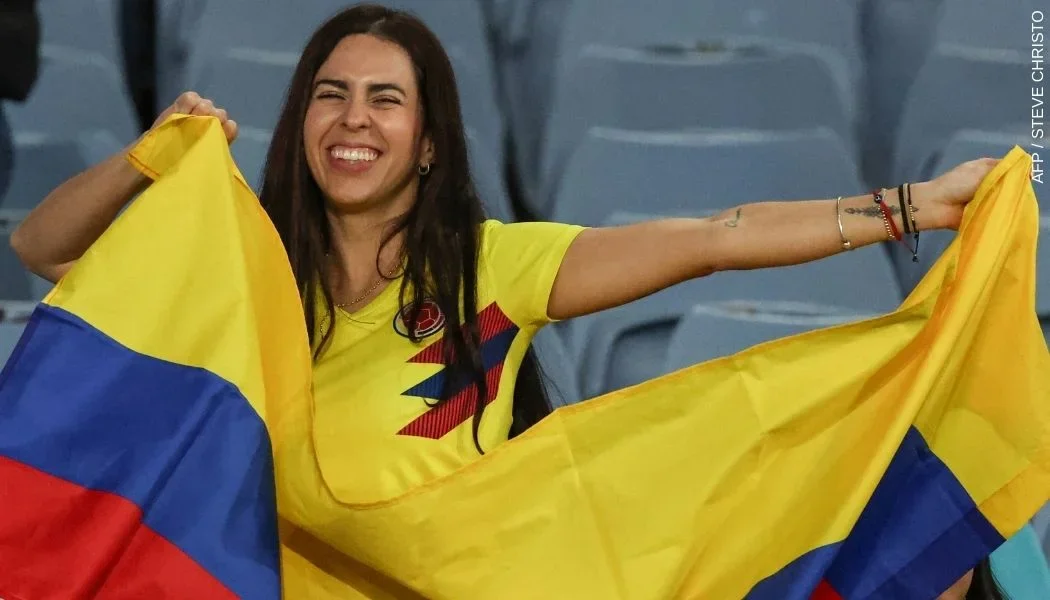 Así se escuchó el himno colombiano ante Inglaterra