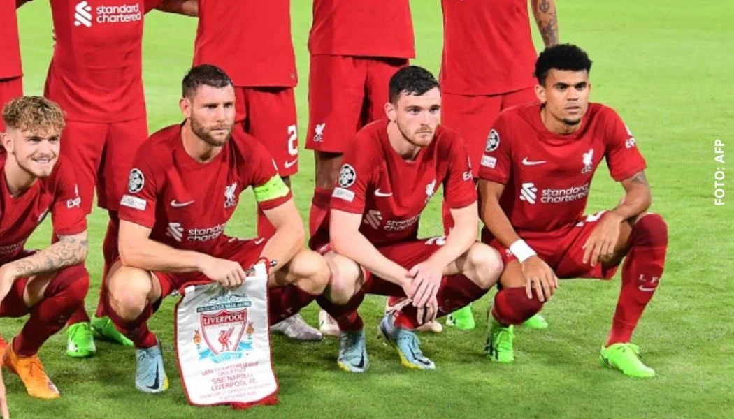 Luis Díaz y Andrew Robertson