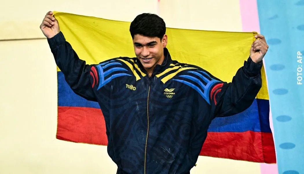 Ángel Barajas medallista olímpico más joven en la historia de Colombia