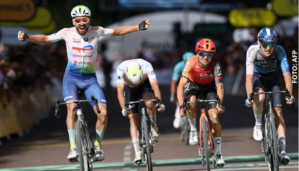 Anthony Turigs ganador de la novena etapa del Tour de Francia 2024