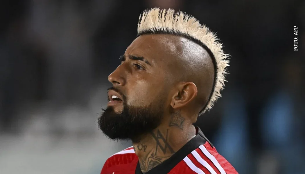 Arturo Vidal en su paso por Flamengo de Brasil