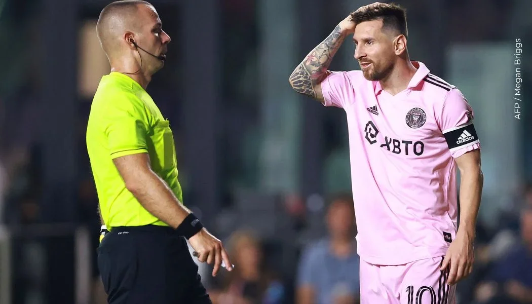 Así estalló Lionel Messi con un rival en la MLS