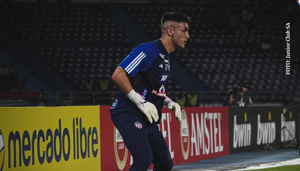 Santiago Mele: portero del Junior