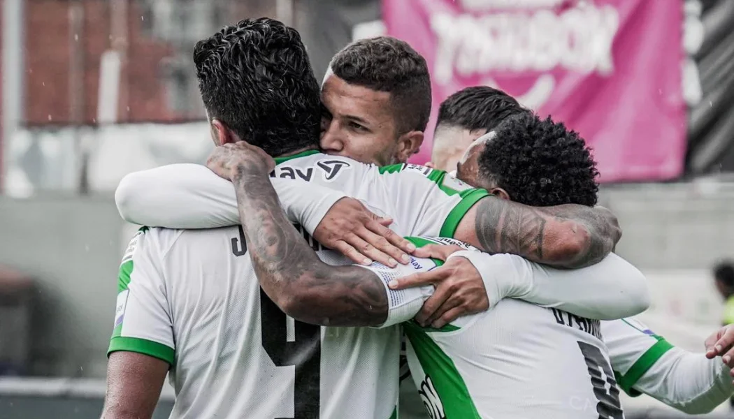 Atlético Nacional celebrando un gol