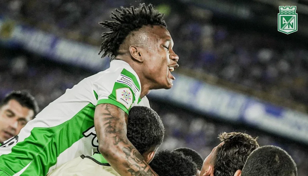 Atlético Nacional celebrando un gol