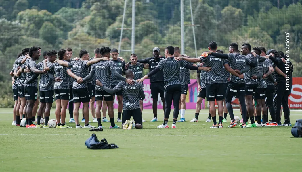 Atlético Nacional en entrenamientos