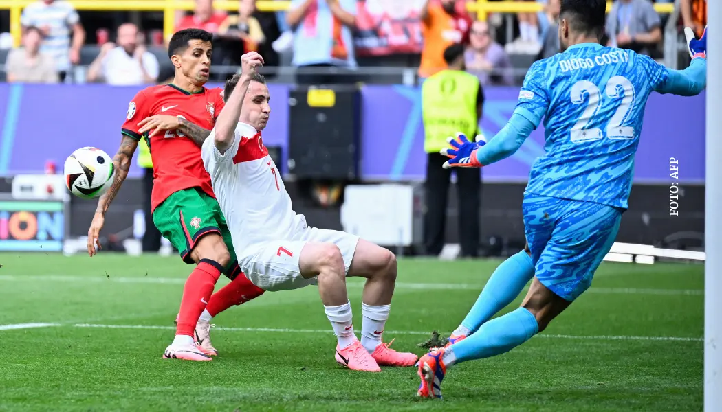 Autogol de Turquía ante Portugal en la Eurocopa hoy