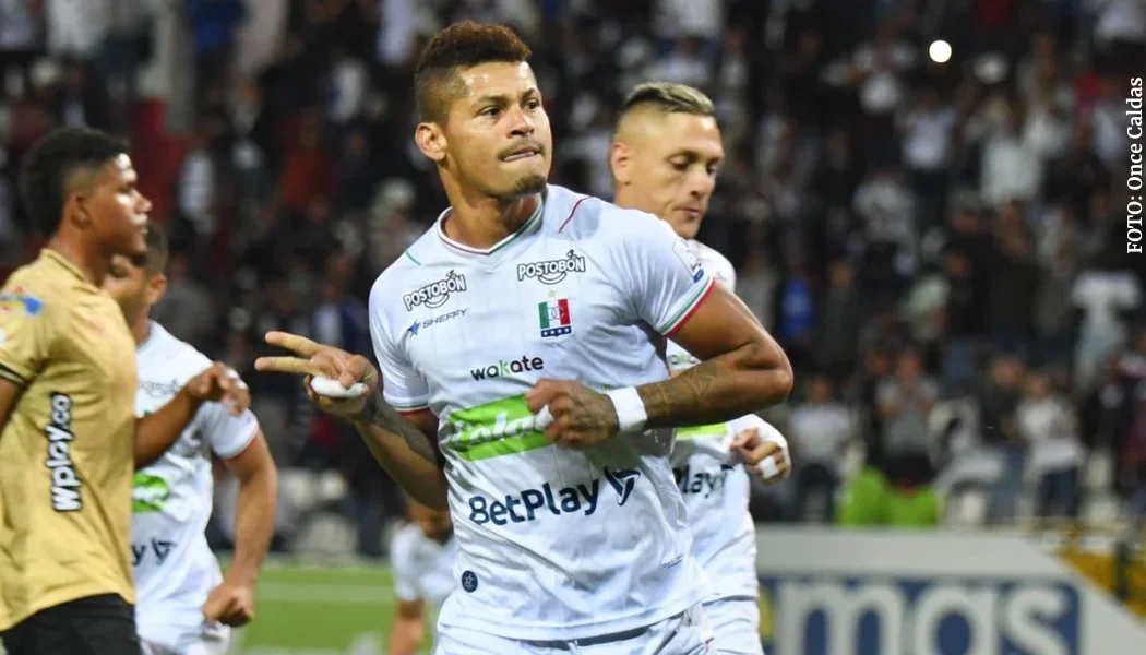 Ayron Del Valle en su paso por Once Caldas