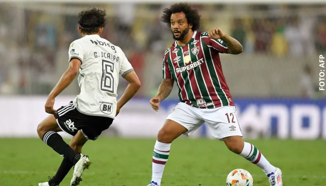 Brahian Palacios y Marcelo cruce de palabras en Copa Libertadores