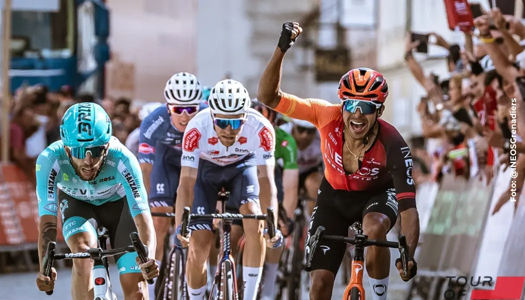 Brandon Rivera ganó en el Tour de Austria.