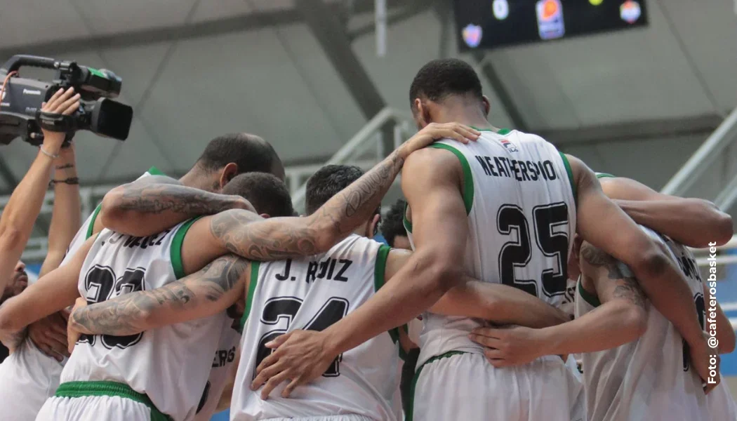 Cafeteros de Armenia. Liga de Baloncesto colombiana.