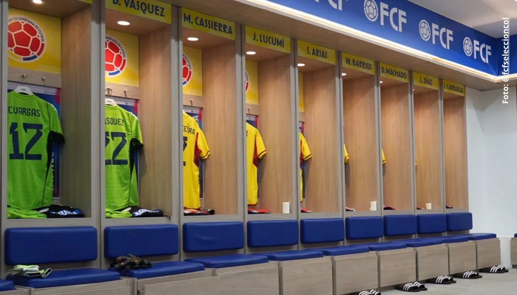 Camerino de la Selección Colombia.