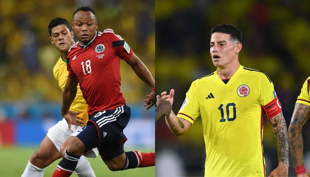 Camilo Zuñiga y James Rodríguez