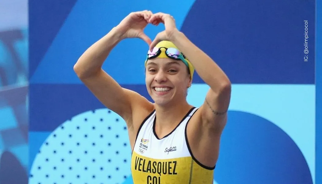 Carolina Velásquez, triatlón, se despidió de París 2024
