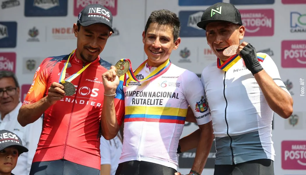 Ciclistas colombianos