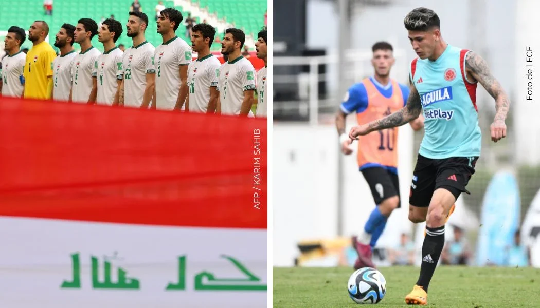 Colombia e Irak se miden en inédito partido amistoso