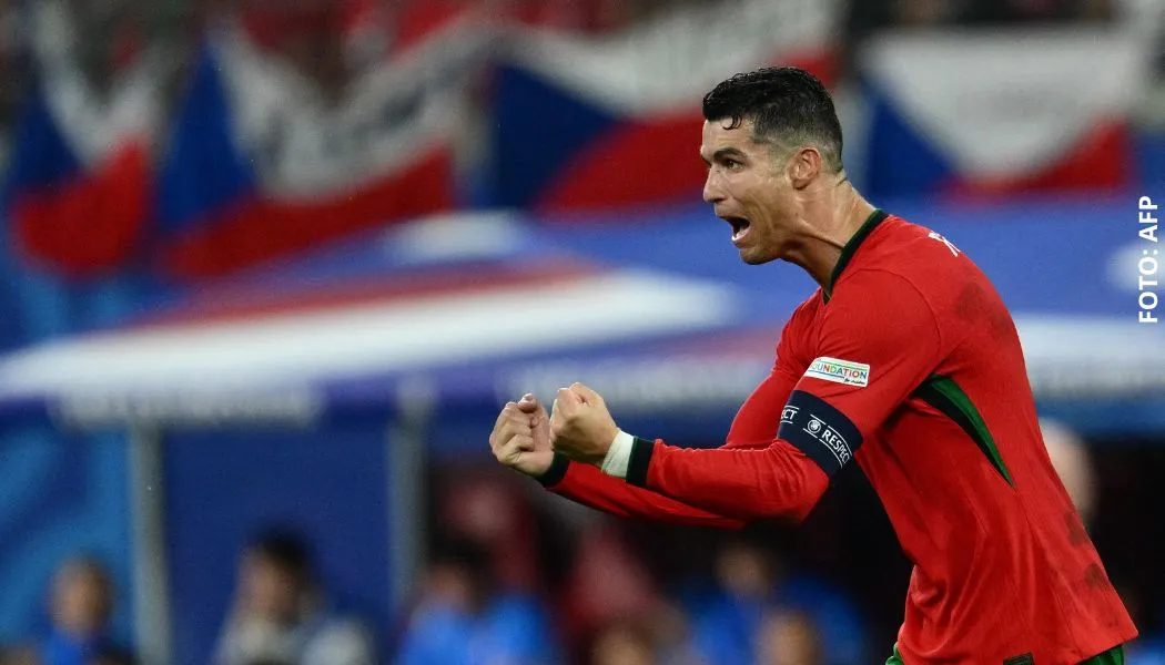 Cristiano Ronaldo le gritó este gol a rival en la Eurocopa