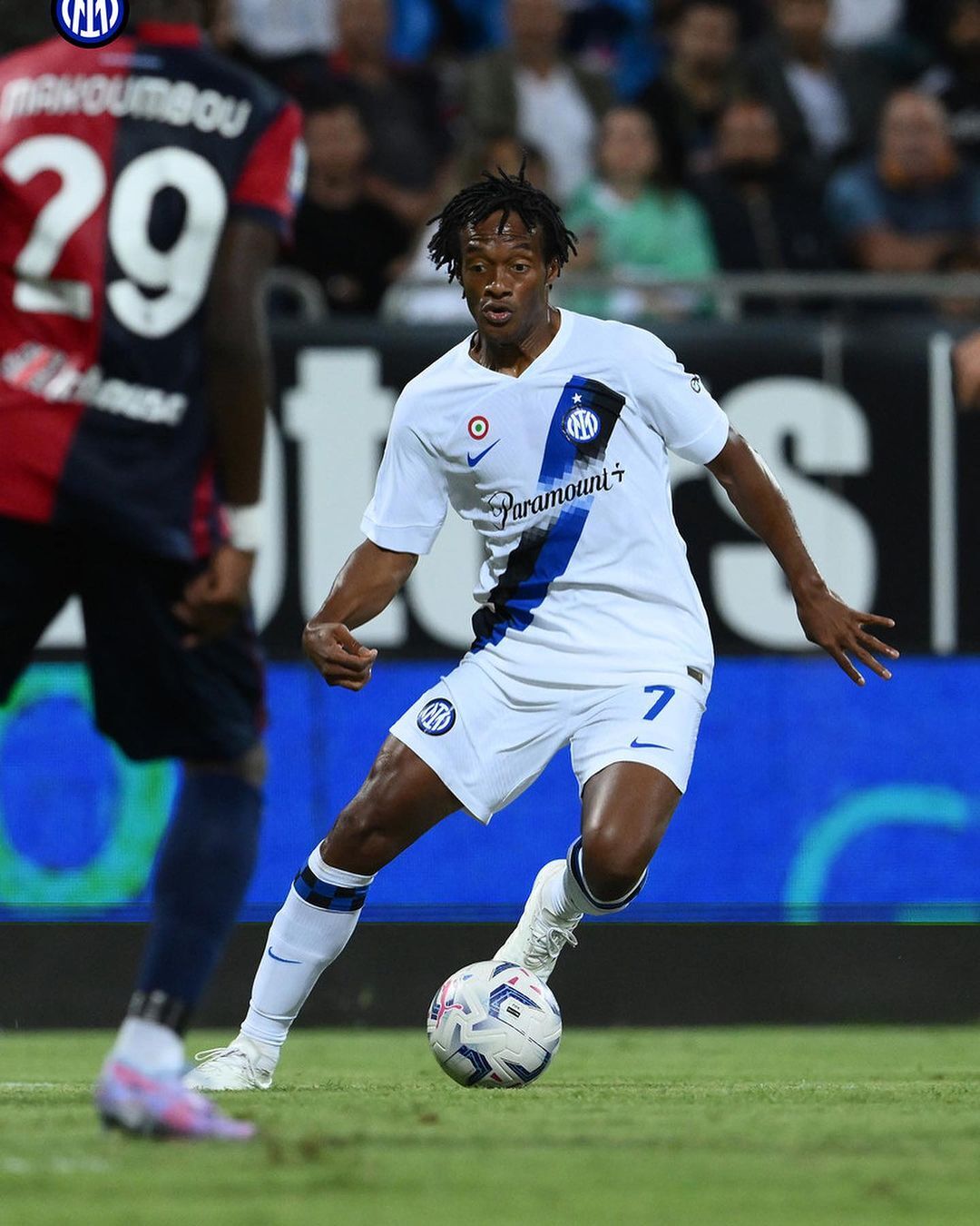 Juan Guillermo Cuadrado con el Inter de Milán