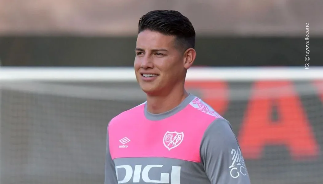 ¿Cuándo vuelve a jugar James Rodríguez en Rayo Vallecano?