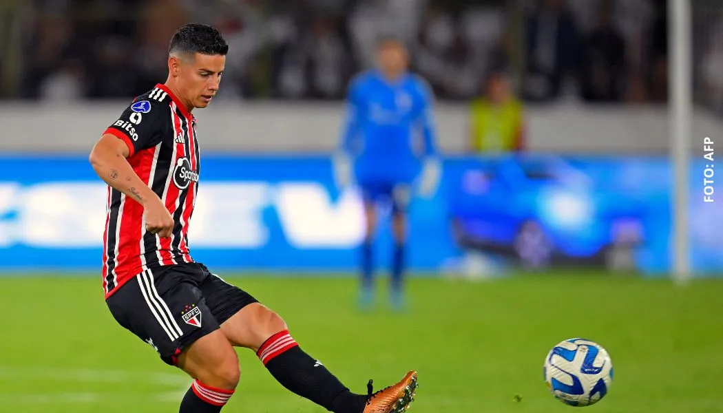 James Rodríguez con Sao Paulo