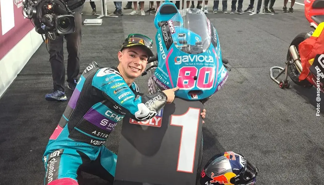 David Alonso, piloto colombiano en Moto3.