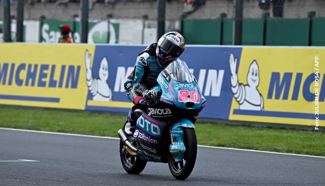 David Alonso, piloto colombiano en Moto3.
