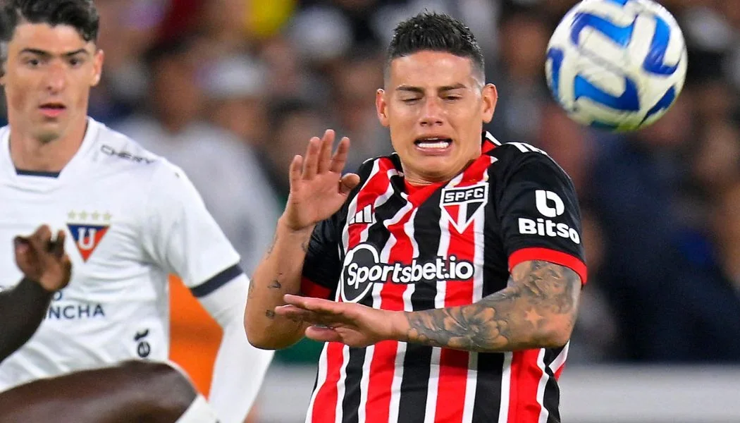 James Rodríguez con Sao Paulo