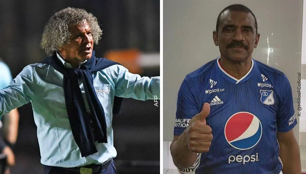 Particular duelo de fútbol-tenis entre Gamero e Iguarán