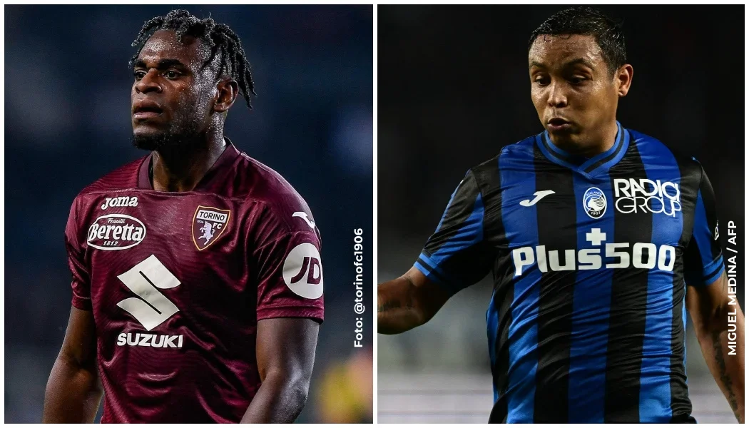 Duván Zapata y Luis Fernando Muriel.