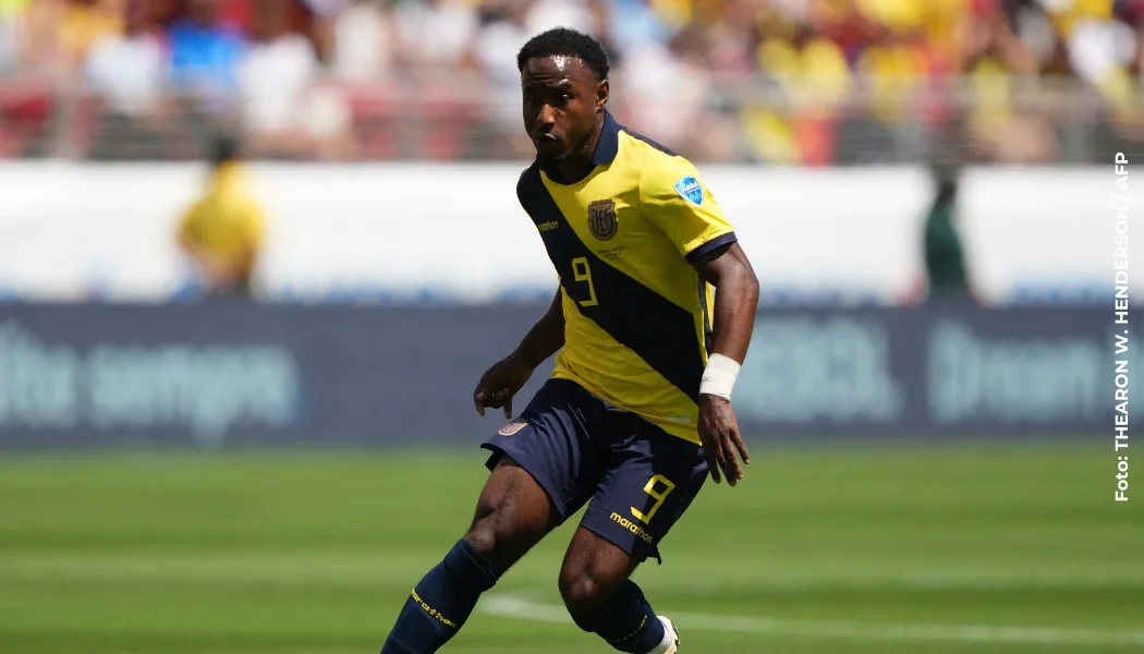 John Yeboah de la Selección de Ecuador.
