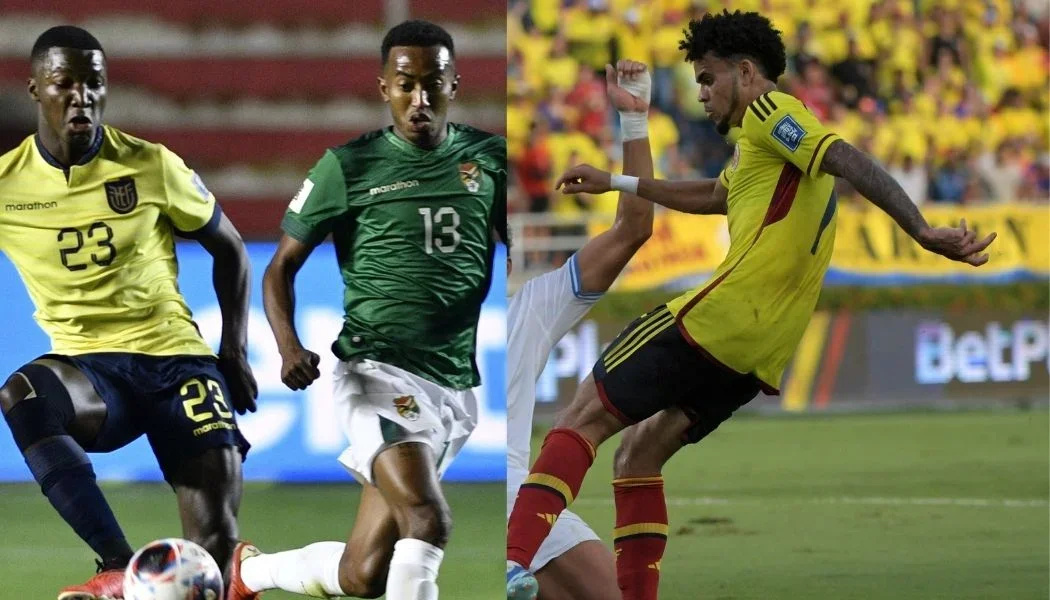 Ecuador vs Colombia valores de nóminas