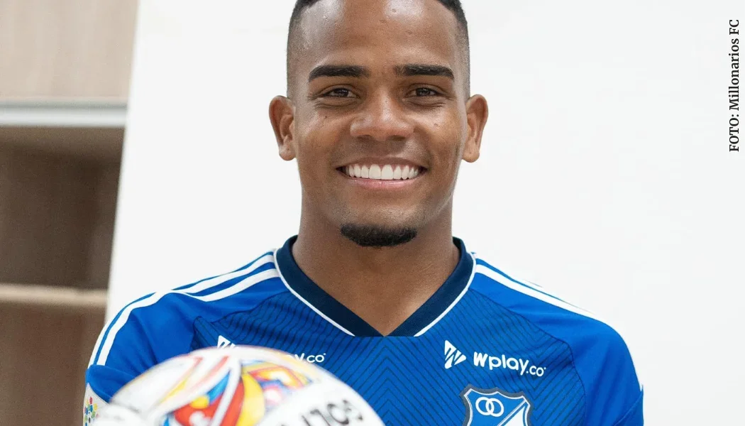 Edgar Guerra en su paso por Millonarios