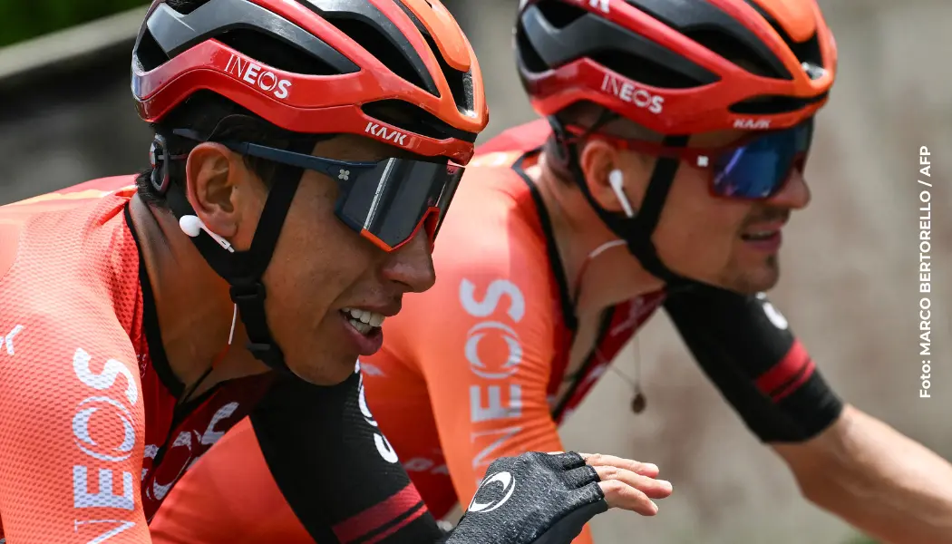 Egan Bernal, colombiano en el Tour de Francia.