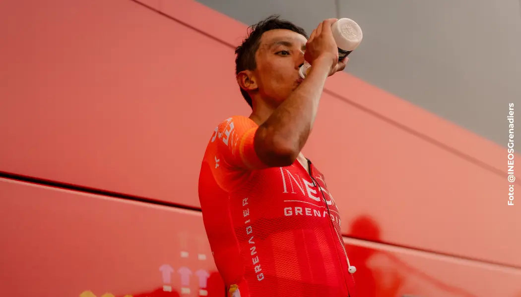 Egan Bernal, colombiano en el Tour de Francia.