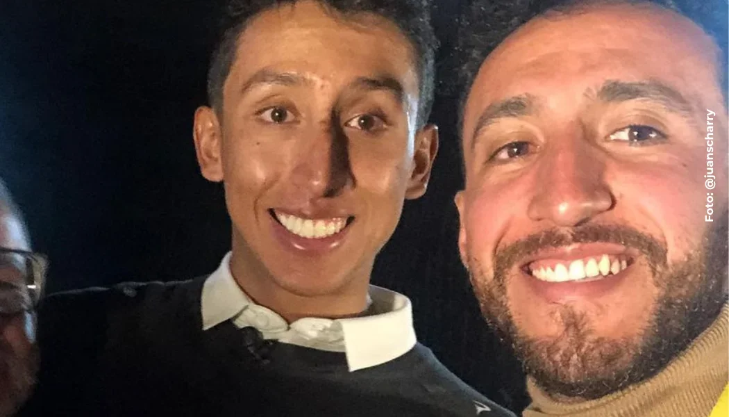 Egan Bernal y Juan Charry