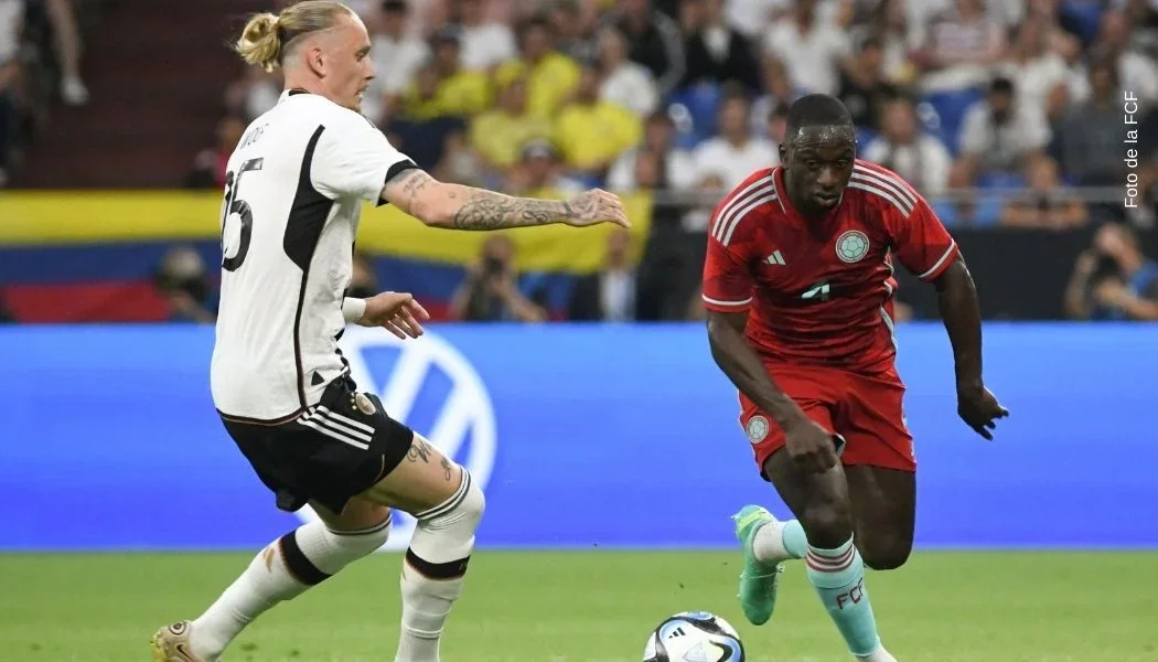 1 a 1 de los futbolistas colombianos frente Alemania