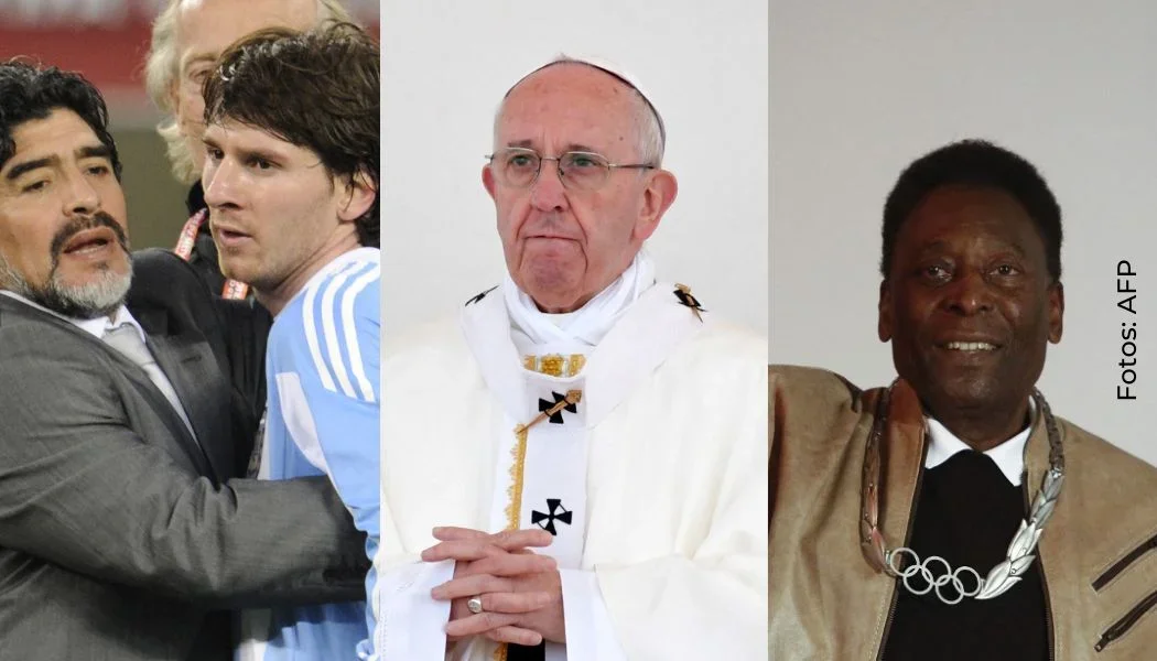 Papa Francisco un amante del fútbol, eligió al mejor en la historia de este deporte. / AFP: Javier SORIANO, TIZIANA FABI, Miguel Schincariol Papa Francisco eligió a "Pelé" como el mejor