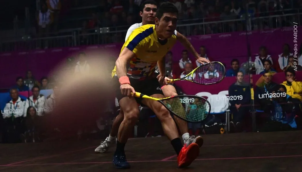 Miguel Ángel Rodríguez logra medalla de plata en squash