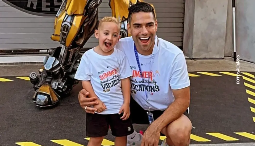 Él es Simón: el amigo del hijo de Falcao que lo convenció de ser hincha de Santa Fe