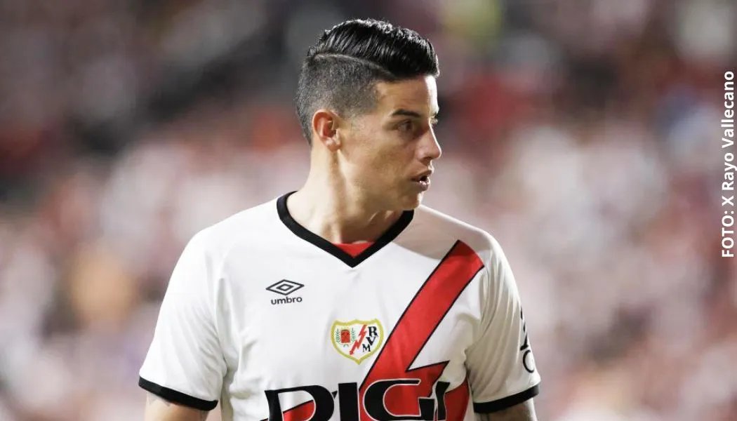 Elogios a James Rodríguez por su debut en Rayo Vallecano