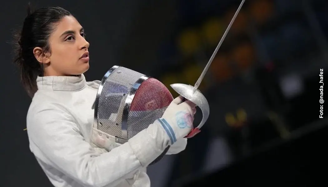 Esgrimista siete meses de embarazo en Juegos Olímpicos