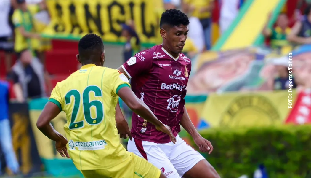 En imagen : así fue la expulsión de Yhormar Hurtado en Bucaramanga vs Tolima