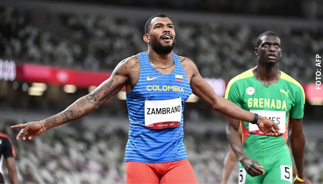 Anthony Zambrano EN VIVO prueba atletismo 400 metros París 2024 gratis online hoy