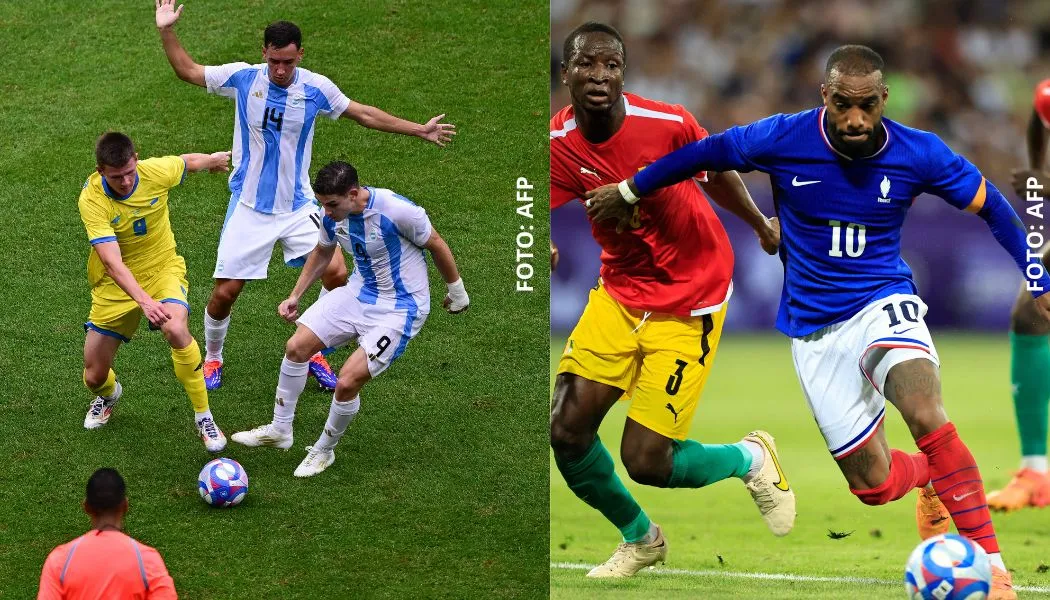 Francia Argentina EN VIVO cuartos de final fútbol París 2024 gratis hoy