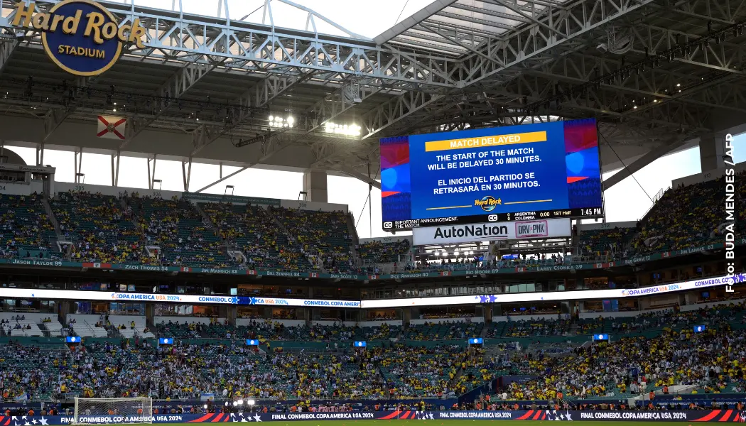 En el Hard Rock, Colombia y Argentina se disputan la Copa América 2024.