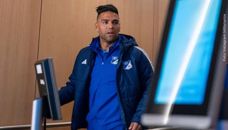¡Llegó el gran día! Millonarios presenta a Falcao y entrega mural en El ...
