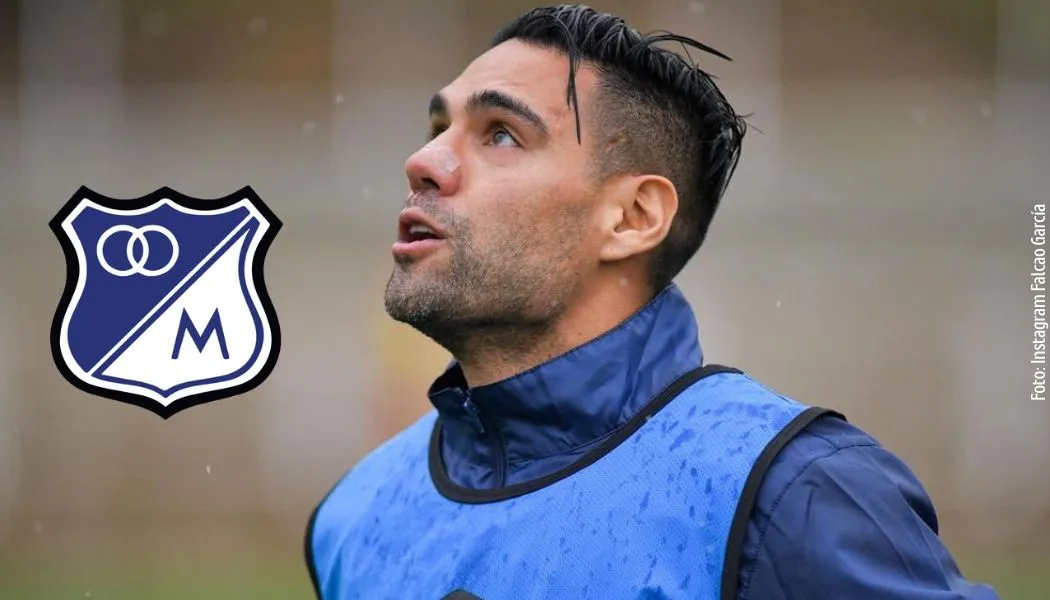 Presidente de Millonarios en Miami con Falcao Garcia