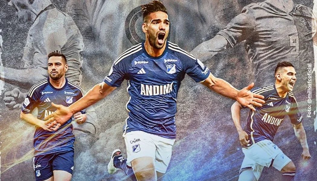 Falcao vestirá la camiseta 9 de Millonarios.