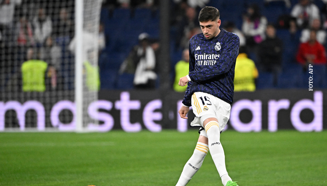 Federico Valverde con el Real Madrid